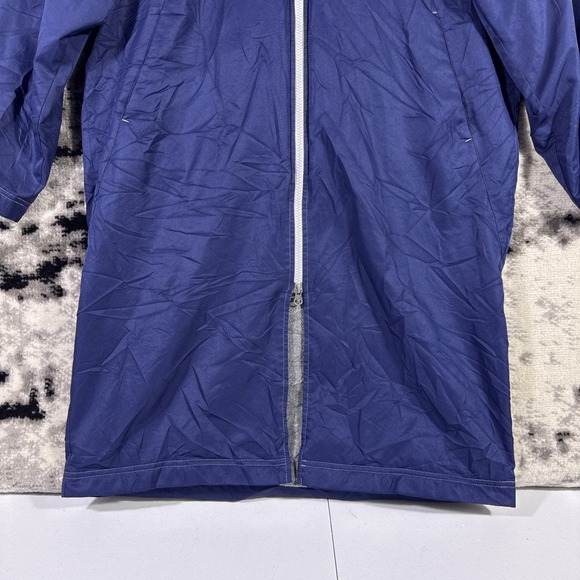 Speedo Long Jacket Adult Medium Fleece Lined Swim Full Zip Hooded Drawstring - Picture 4 of 16